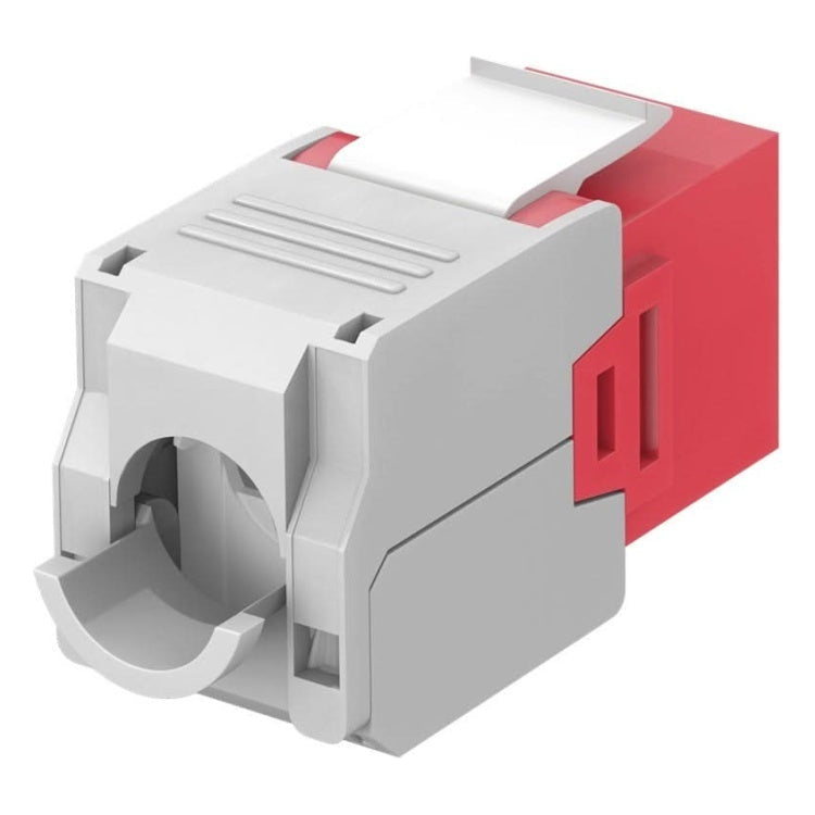 C6A-KS-RD Cat 6a keystone - Rood
