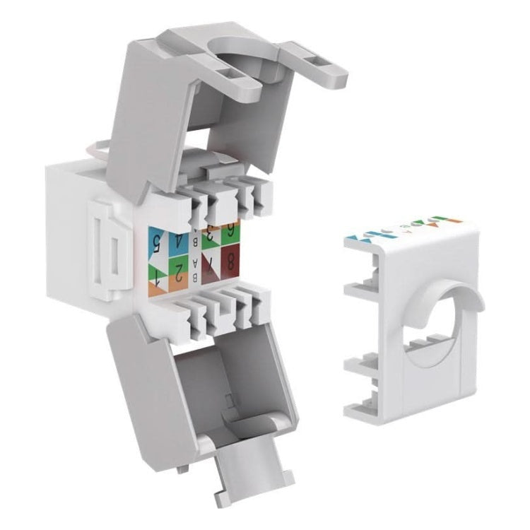 C6A-KS-WT Cat 6a keystone - Wit