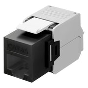 C6A-KS-ZW Cat 6a keystone - Zwart