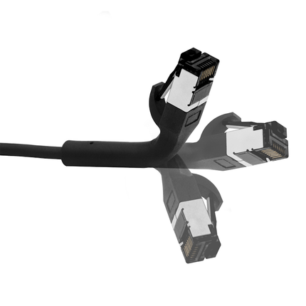 50 cm Cat 8 U/FTP netwerkkabel - Flexibele connector - 100% koper