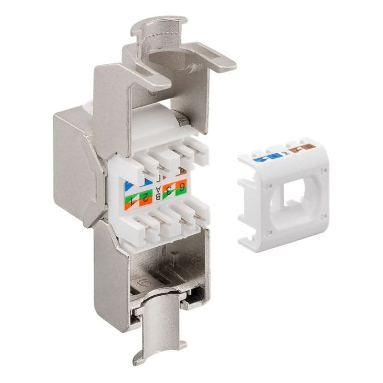 C8-KS-MT Cat 8 keystone - Afgeschermd - GHMT gecertificeerd - Metaal