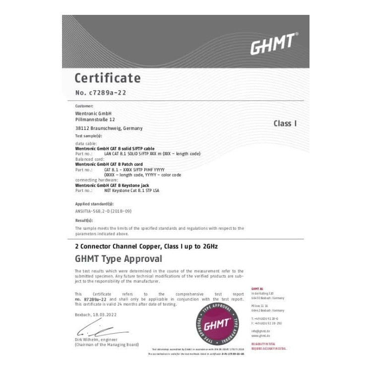 C8-KS-MT Cat 8 keystone - Afgeschermd - GHMT gecertificeerd - Metaal