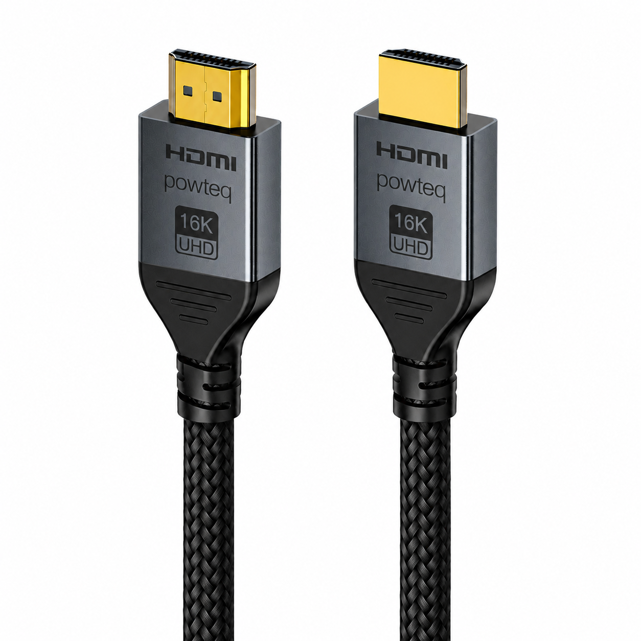 50 cm HDMI 2.2 kabel – 16K 60Hz + HDR – Nylon mantel