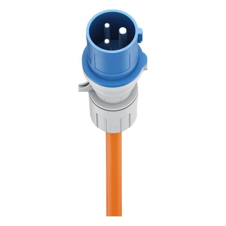 CEE-SP-SCH-1.5 1.5 meter CEE camping stroomkabel - Met extra stopcontact - IP44 waterdicht - 3 x 2.5 mm² koperen kern