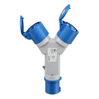 CEE-SP2 2-weg CEE camping stroomverdeler - IP44 waterdicht - Tot 16A