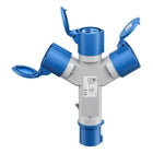 CEE-SP3 3-weg CEE camping stroomverdeler - IP44 waterdicht - Tot 16A