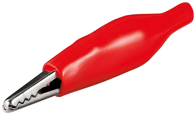 Krokodillenklem - Alligator clip - Rood - 32,5 mm
