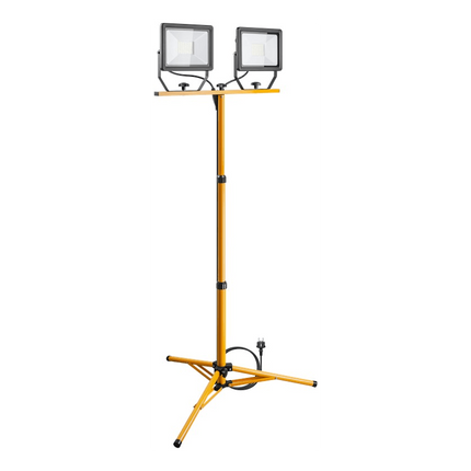 Led werklamp op statief - 2 x 50 watt - met 2.5m kabel