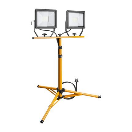 Led werklamp op statief - 2 x 50 watt - met 2.5m kabel