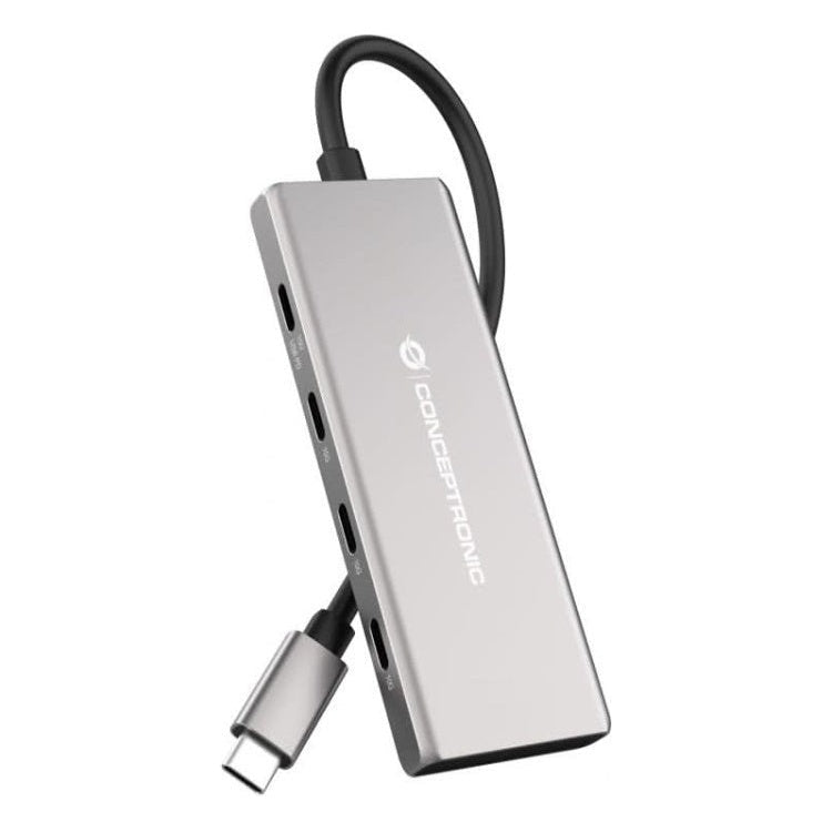 CPT-USBC-H USB hub 3.2 gen 2 - 7-poorts - USB C naar 4 x USB C - 3 x USB A - 10 Gbps