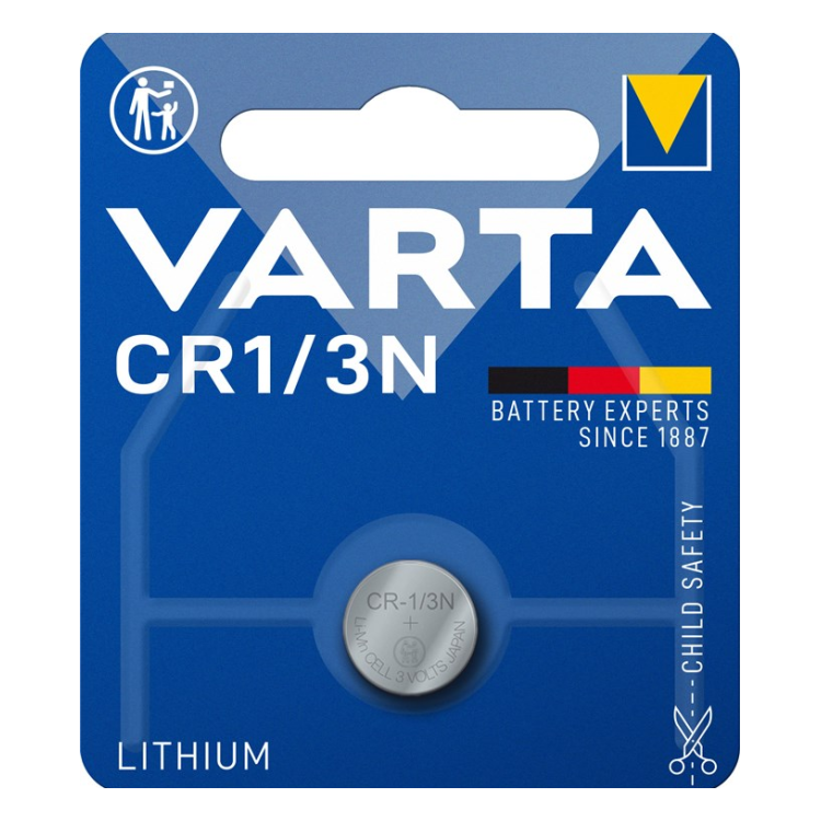 CR1/3N-VRT-1 Varta 3 volt knoopcel batterij CR 1/3N  -  1 stuk