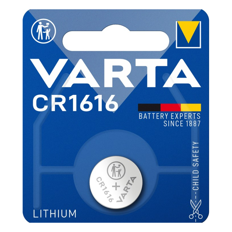 CR1616-VRT-1 Varta  CR1616 (6616) Batterij - 3 Volt -  1 stuk