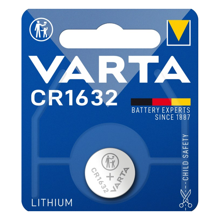 CR1632-VRT-1 Varta  CR1632 (6632) Batterij - 3 Volt -  1 stuk
