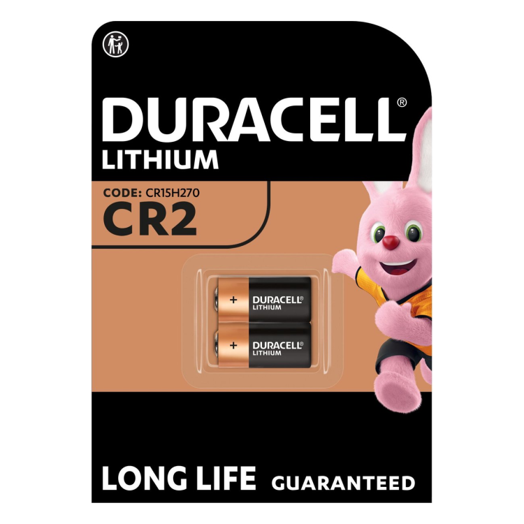 CR2-DRC-2 Duracell CR2 batterijen (fotobatterij) - 3 Volt