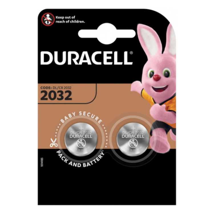 CR2032-DRC-2 Duracell Knoopcel batterijen CR2032 -  2 stuks