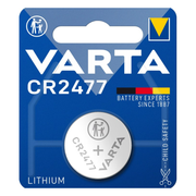 CR2477-VRT-1 Varta  CR2477 (6477) Batterij,- 3 Volt  -  1 stuk