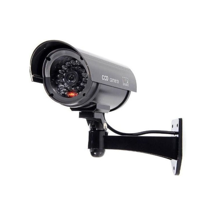 CW-DBC-Z Dummy Camera - Realistisch - Binnen & Buiten - Knipperende LED Indicator - Zwart