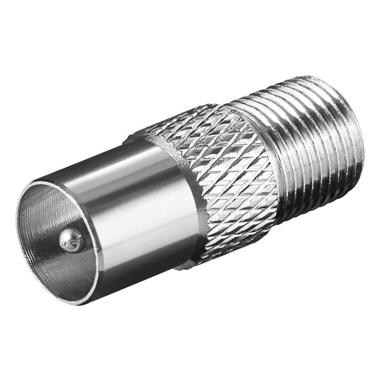 CW-F-CX-KF Coax adapter - Coax (m) naar F connector (v)