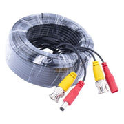 CW-K18 20 meter camerabewaking kabel (BNC + voeding)