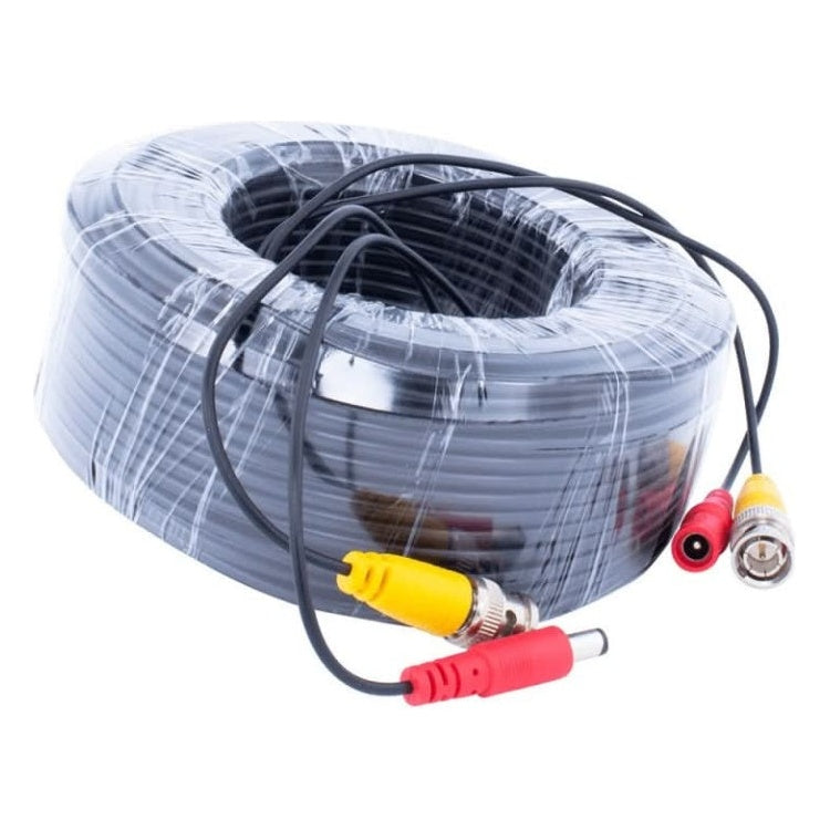 CW-K40 40 meter camerabewaking kabel (BNC + voeding)