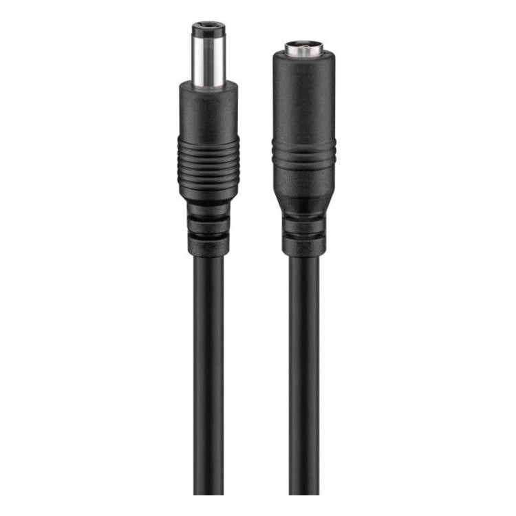 CW-KV5-2.5 5 meter DC verlengkabel - DC (m) naar DC (v) - 5.5 x 2.5 mm - Zwart