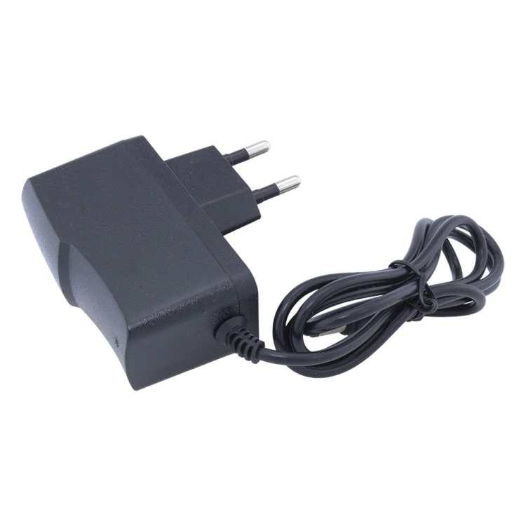 CW-V1A AC adapter lader Voeding - AC DC stekker - EU plug - 1 meter - Zwart