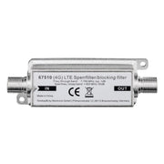 CX-FLTR-F LTE/4G-Blokkeringsfilter - F-aansluiting (M) naar F-aansluiting (V)