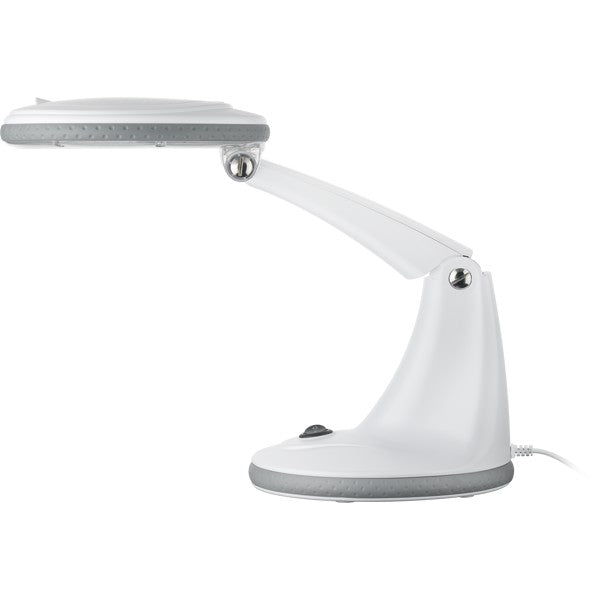 LED-Loeplamp met Tafelvoet – 6 W – 1,75x Vergroting – Wit