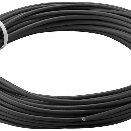 1x 0,14mm geïsoleerd koperdraad voor hobby toepassingen - 10 meter - Zwart