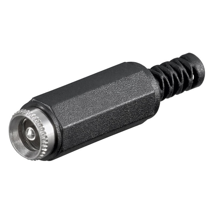 DC-5.5-2.5-f-SDL DC connector - 5,5 mm x 2,5 mm - Zwart - soldeerbaar