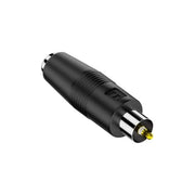 DCA-5.5x2.1-7.6x2.0 DC voedingsadapter - 5,5 × 2,1 mm female naar 7,6 × 2,0 mm male - Zwart