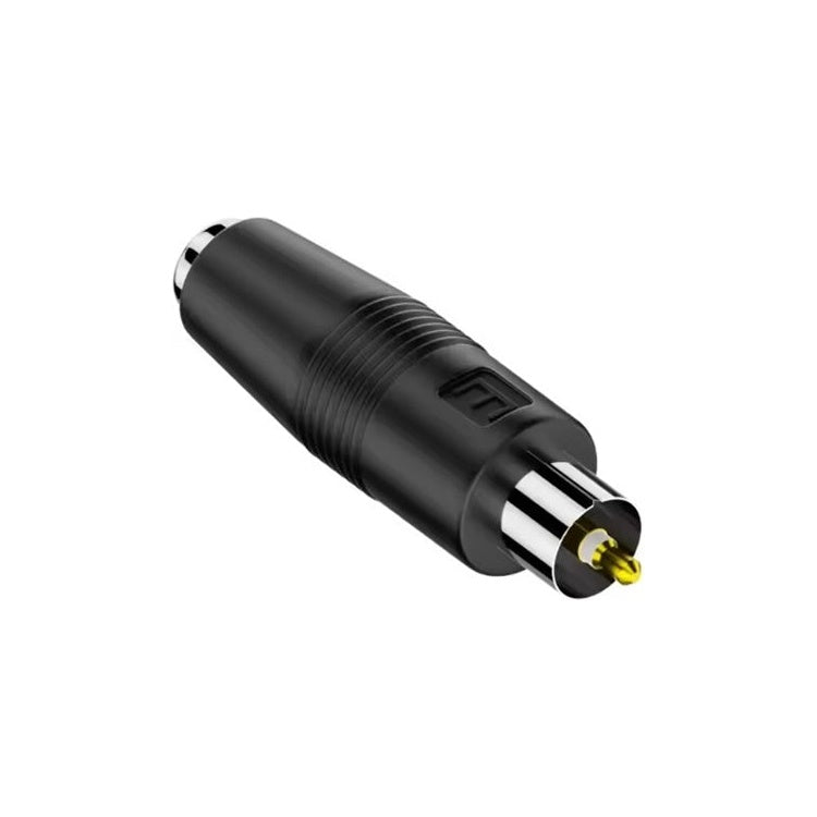 DCA-5.5x2.1-7.6x2.0 DC voedingsadapter - 5,5 × 2,1 mm female naar 7,6 × 2,0 mm male - Zwart