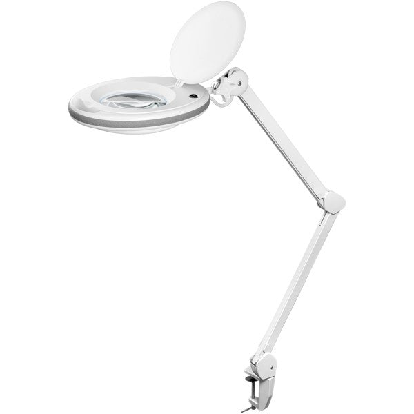 LED-Loeplamp met Tafelklem – Kristalglazen Lens – 8 W – 1,75x Vergroting – Wit