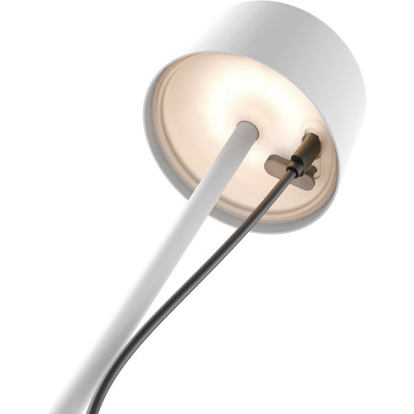 Draadloze LED-Tafellamp – 25 cm – Warm Wit – 3 Helderheidsstanden – Wit