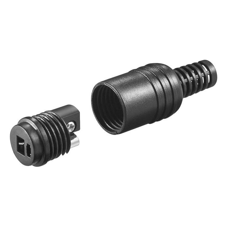 DIN-2p-ST-f Speaker plug socket met schroefterminal - Female
