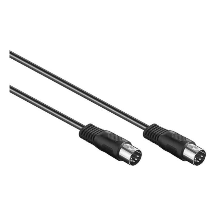 DIN-5p-1.5 1,5 meter DIN Audio-aansluitkabel - 5-pins DIN naar 5-pins DIN