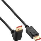 Displayport kabel haaks omhoog - Displayport 1.4 - 8K 60 Hz - 4K 120 Hz - 1 meter