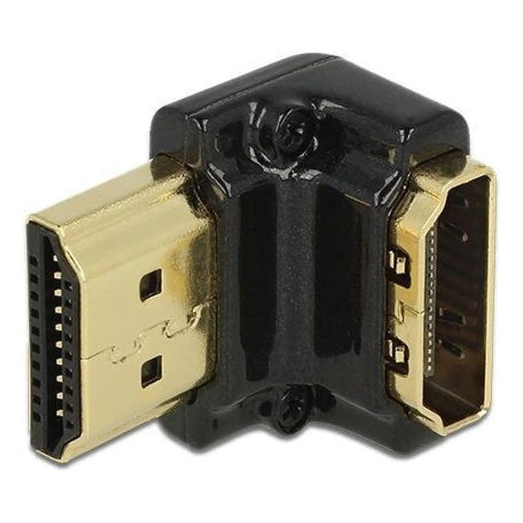 DL-HDMI-90-D Premium compacte HDMI 2.0 adapter - 90° haaks naar beneden 4K/60 Hz - 1080p/144 Hz