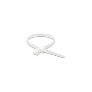 DL-KBLBNDR-200-2.5-10x-WT kabelbinders - 10 stuks- eyelet bevestiging  - 160x4,8 mm - Wit