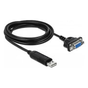 DL-USB-9P 1.8 meter USB-A naar seriële RS-232 verloopkabel met 9-pins SUB-D plug: USB 2.0