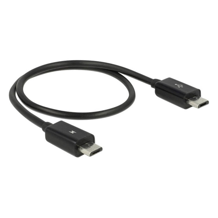DL-USB2.0-MC-0.3 30 cm Micro-USB 2.0 naar Micro-USB 2.0 kabel - USB OTG (On-The-Go)