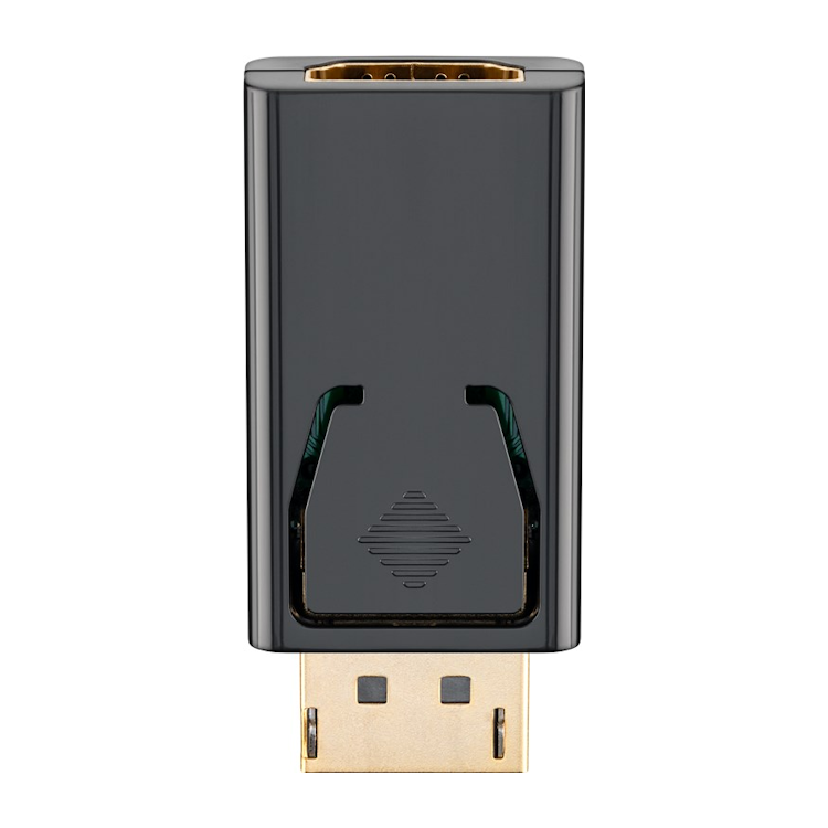 DP-1.1-HDMI-A DisplayPort naar HDMI adapter - DP 1.1/ HDMI 1.3 (full HD 1080p)  Zwart - Verguld