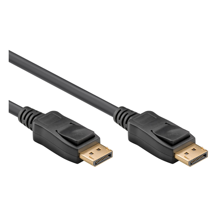 DP-2.1-1 1 meter DisplayPort 2.1 kabel - 16K/60Hz - CCS - Zwart
