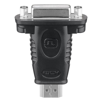 DVI-DF-HDMI-NKL HDMI naar female DVI-D met Dual Link adapter - Vernikkeld