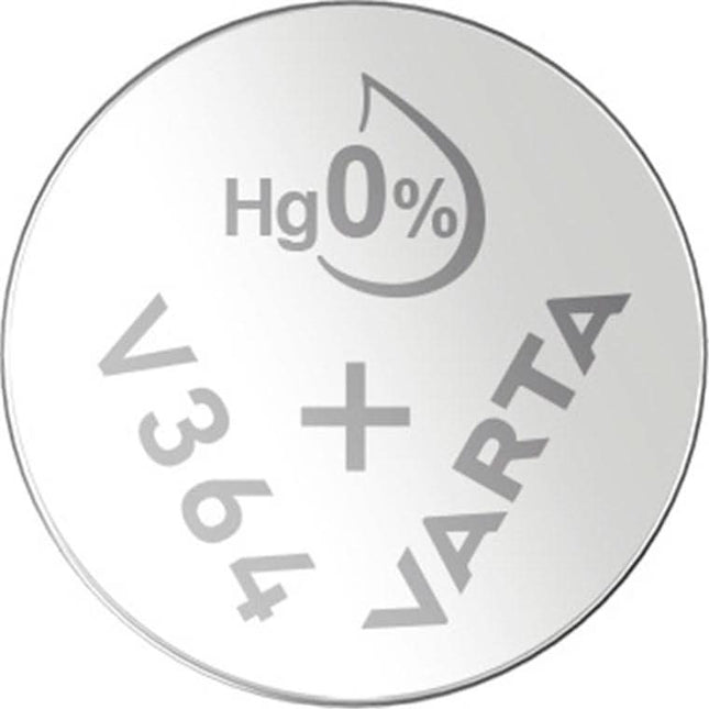 Varta 1,55 volt knoopcel batterij V364  -  1  stuk