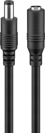 Verlengkabel met DC (m) connector - 12V / 2A - 3 meter - Zwart