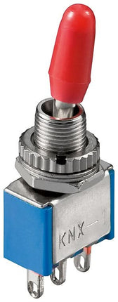Goobay tuimelschakelaar miniatuur - 3 pinnen - Blauwe behuizing