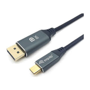 EQ-133421 1 meter USB C naar DisplayPort kabel - 8K/60Hz - Zwart