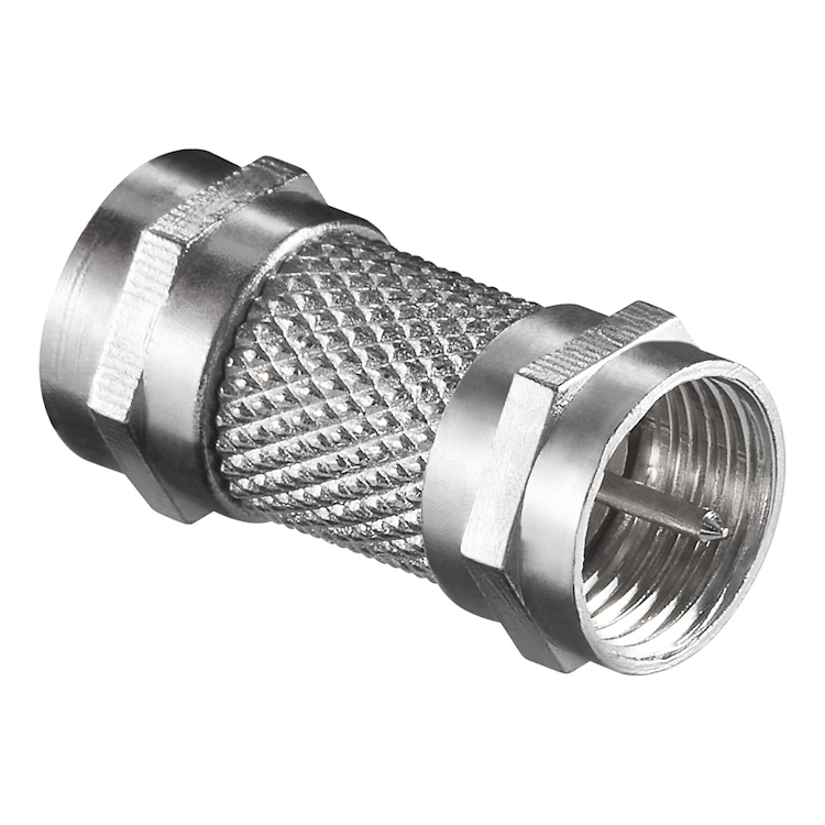 F-KM F-connector -  F-stekker (m) naar F-stekker (m)