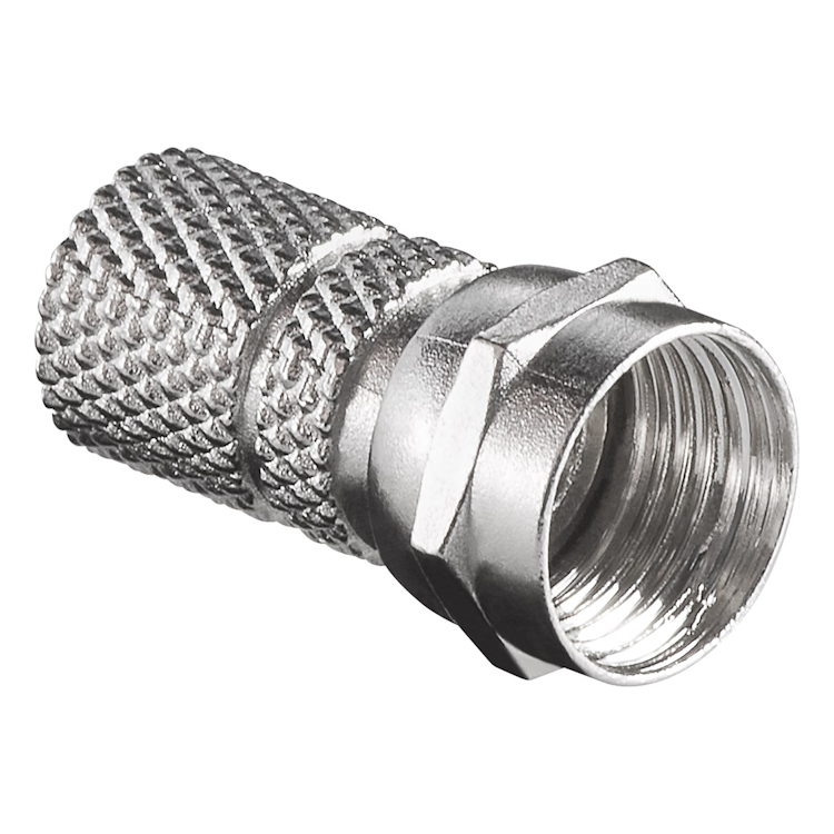 F-TW-ZNK Goobay Twist-on F-connector 7,3 mm